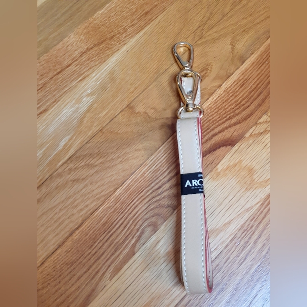 Arcadia Replacement Patent Leather Shoulder strap OS Beige Arcadia